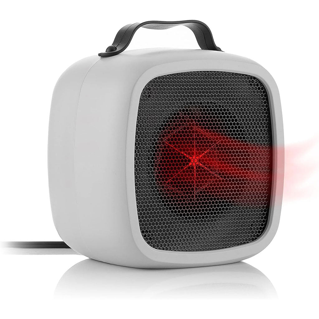 Radiateur Soufflant Céramique 500W Intelligent Portable Chaleur Rapide Surchauffe Sécurisée