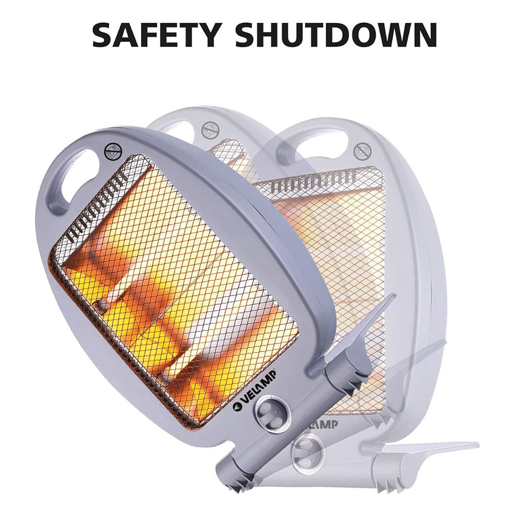 Radiateur Soufflant Céramique 500W Intelligent Portable Chaleur Rapide Surchauffe Sécurisée