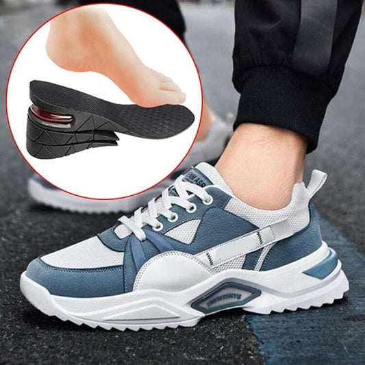 Semelles Rehaussantes Réglables Unisexe 4 Couches – Augmentez Votre Taille en Tout Confort