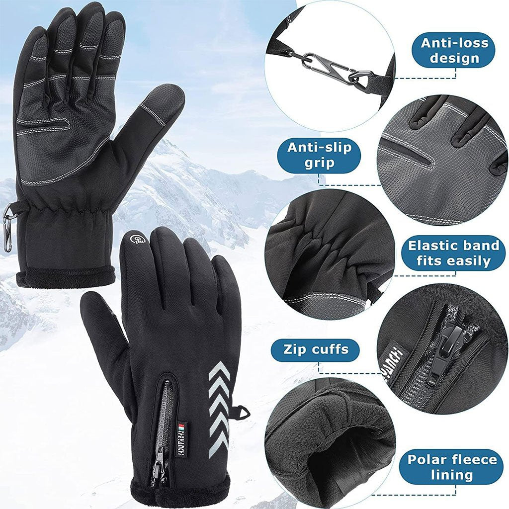 Pack d’Hiver Moto V2 – Combinaison Imperméable , Gants Thermiques , Cagoule Chaude